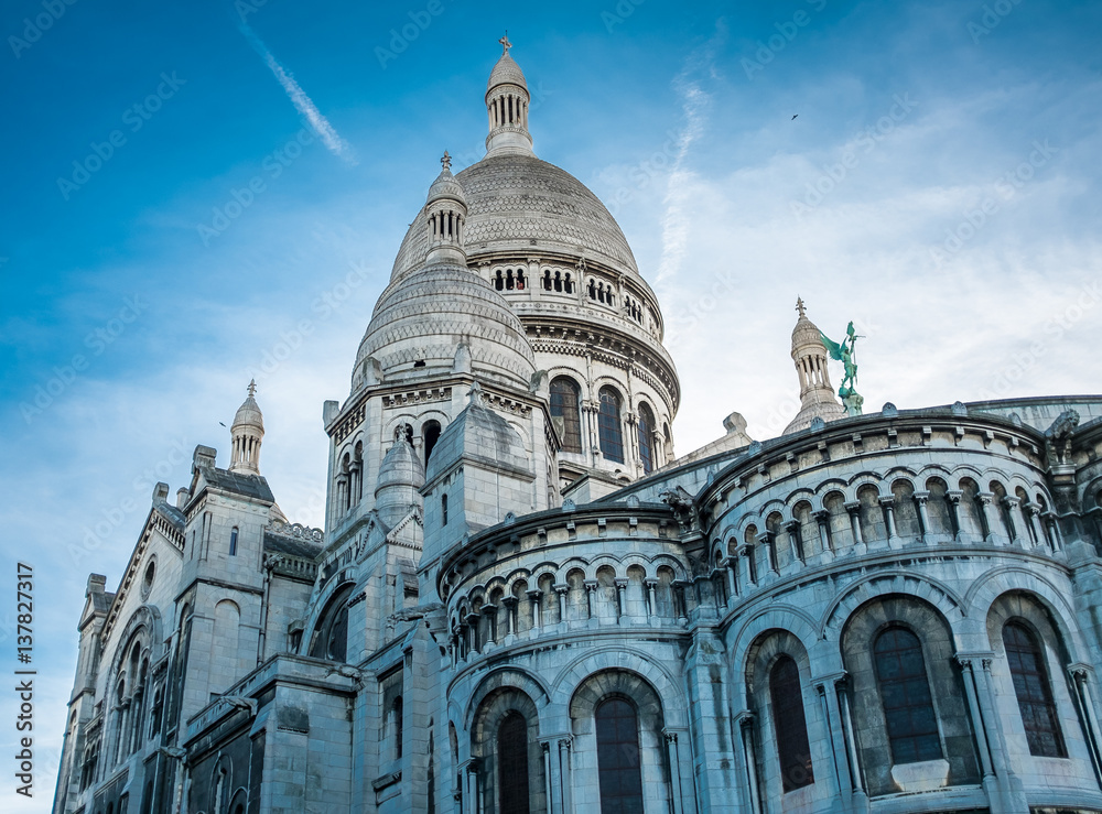 Exterior of the Sacre-Coeur Basilica, Paris