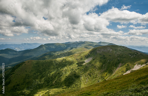 Landscape in the mountains