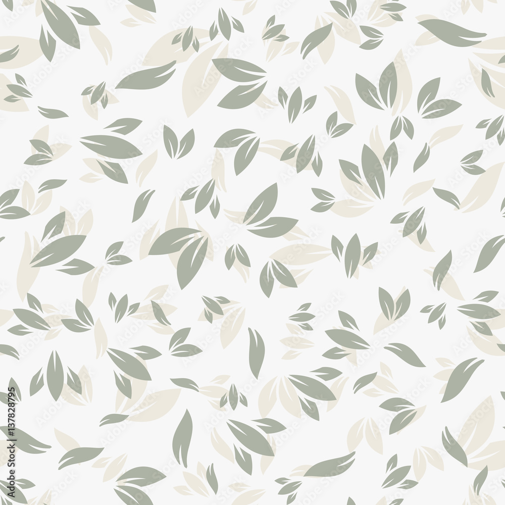 Random Leaves Seamless Pattern Random Leaves Seamless Pattern