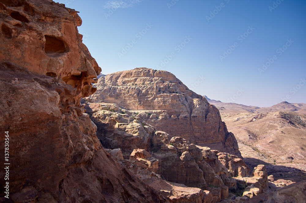Petra mountains, Jordan.