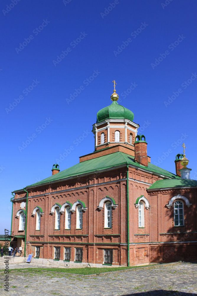 Russia. Mozhaisk. Spaso-Borodino monastery. Church in Borodino Savior Convent.
