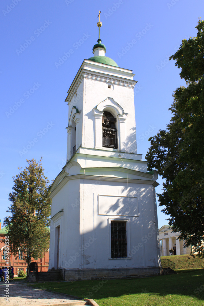 Russia. Mozhaisk. Spaso-Borodino monastery. Bell Tower