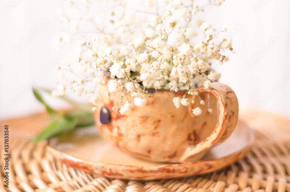 Spring natural background with white flowers Spring natural background with white flowers