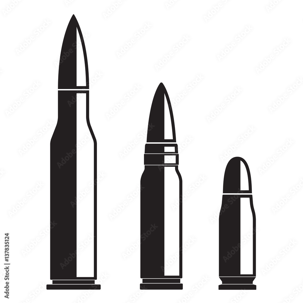 Bullet icons set isolated on white background. Vector illustration of various bullets. Bullet icons set isolated on white background. Vector illustration of various bullets.