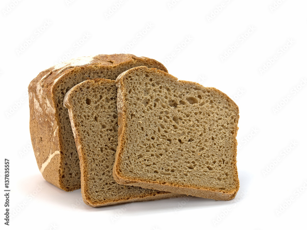Brot, Schwarzbrot, Roggenbrot Brot, Schwarzbrot, Roggenbrot