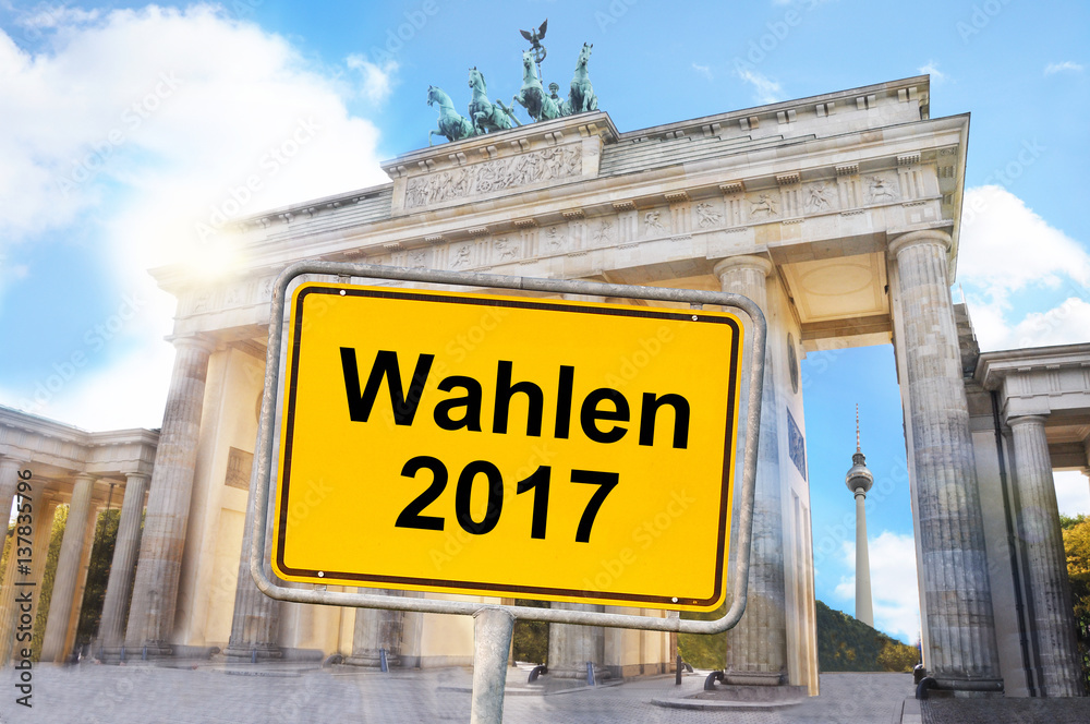 Obraz premium Wahlen 2017