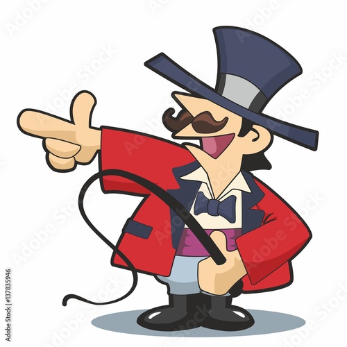 Ringmaster Pointing Left