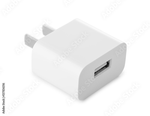 Usb wall charger plug photo