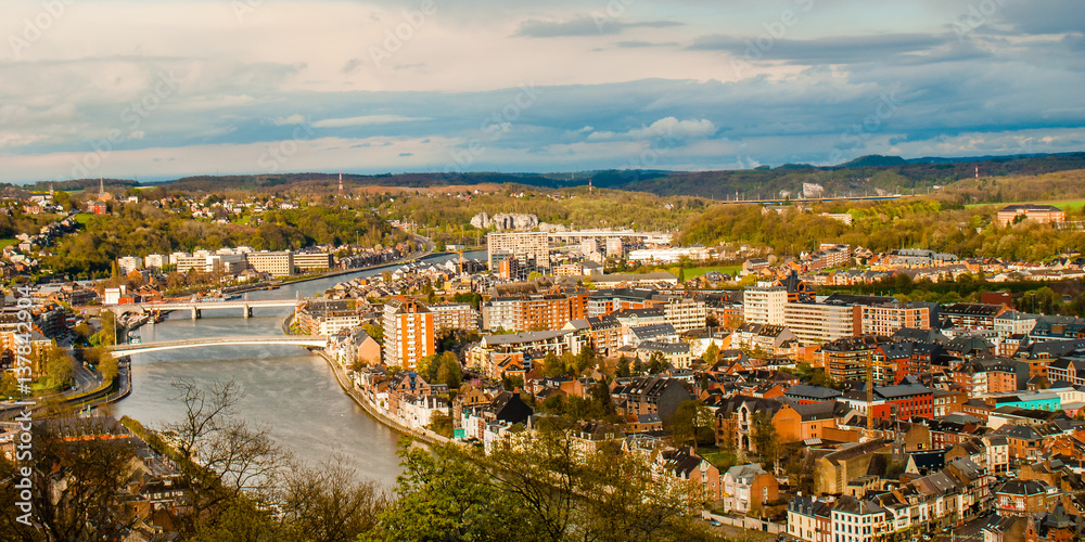 Landscape of Namur (Belgium)
