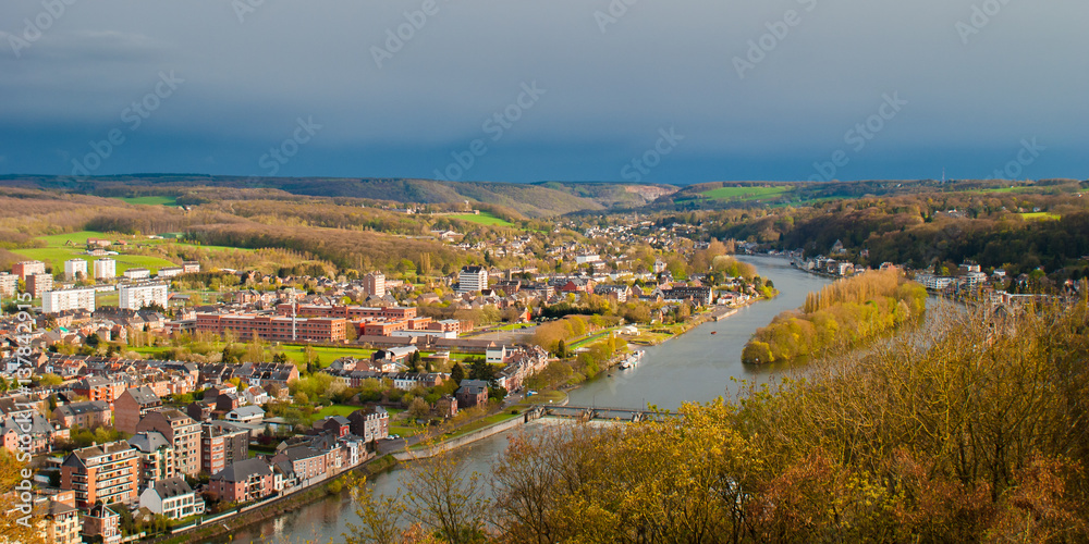 Landscape of Namur (Belgium)