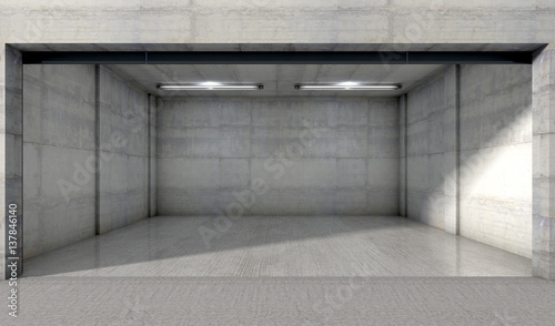 Empty Double Garage photo
