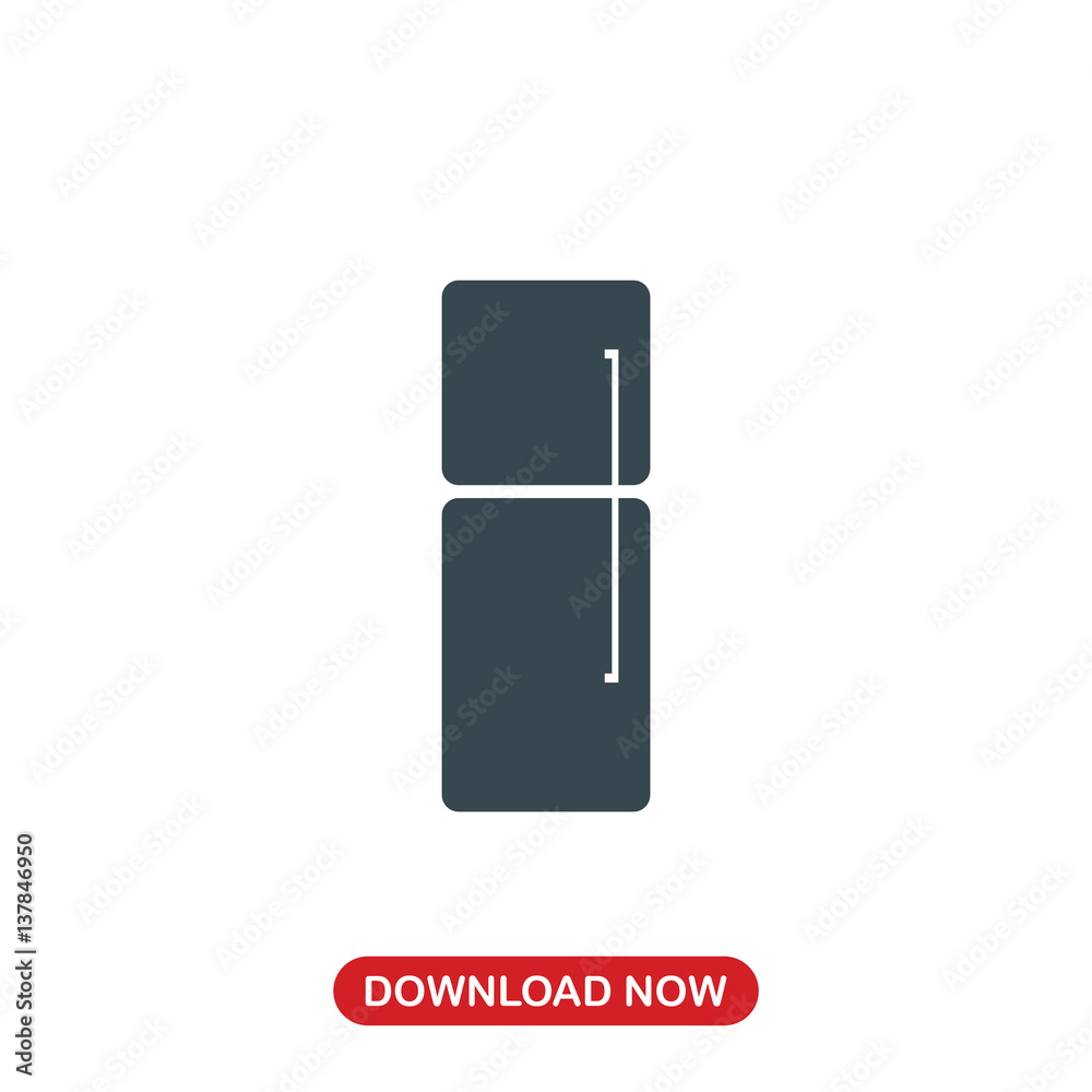 Fridge icon vector Fridge icon vector