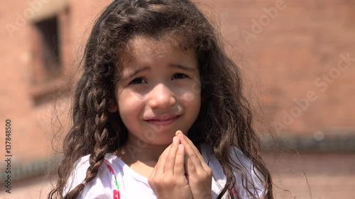 Cute Little Hispanic Girl photo