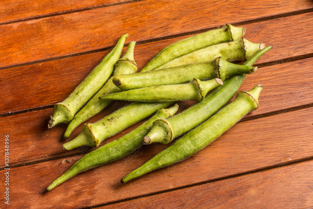 Fresh Organic Okra Fresh Organic Okra
