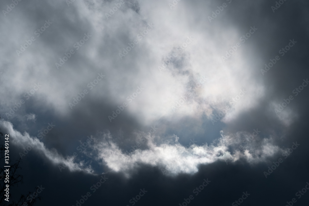 nuage orage orageux sombre tempête