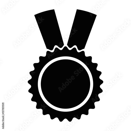 black medal icon