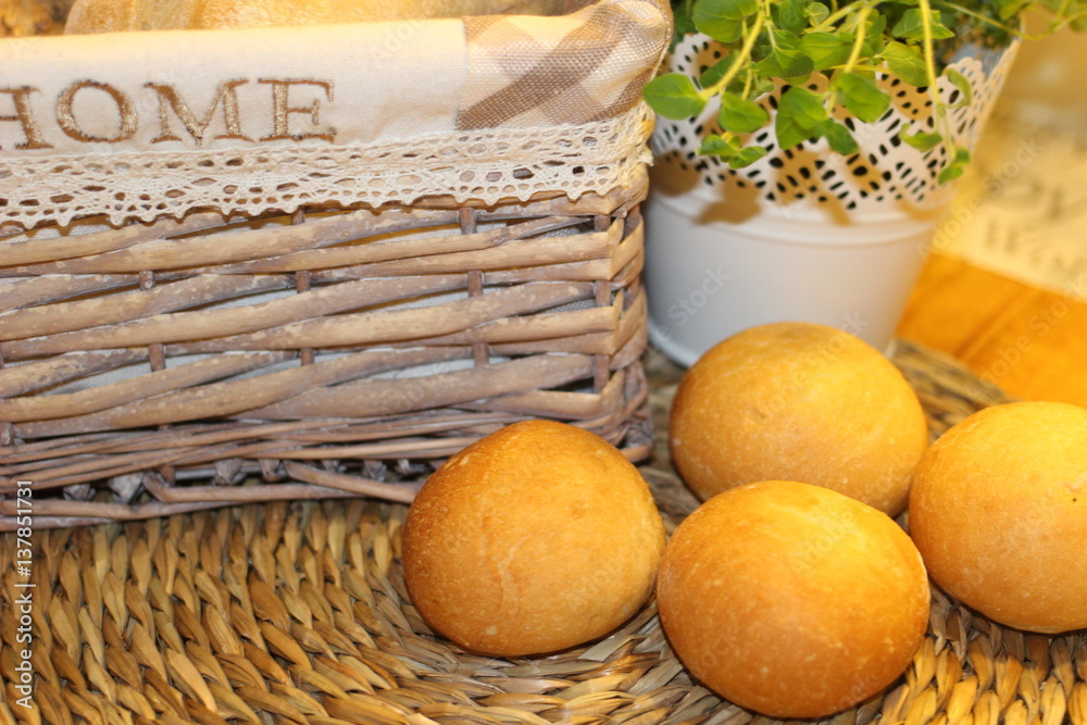 bread, fresh bread, home sweet home, bakery, home made bread, oregano, bread in the basket, 