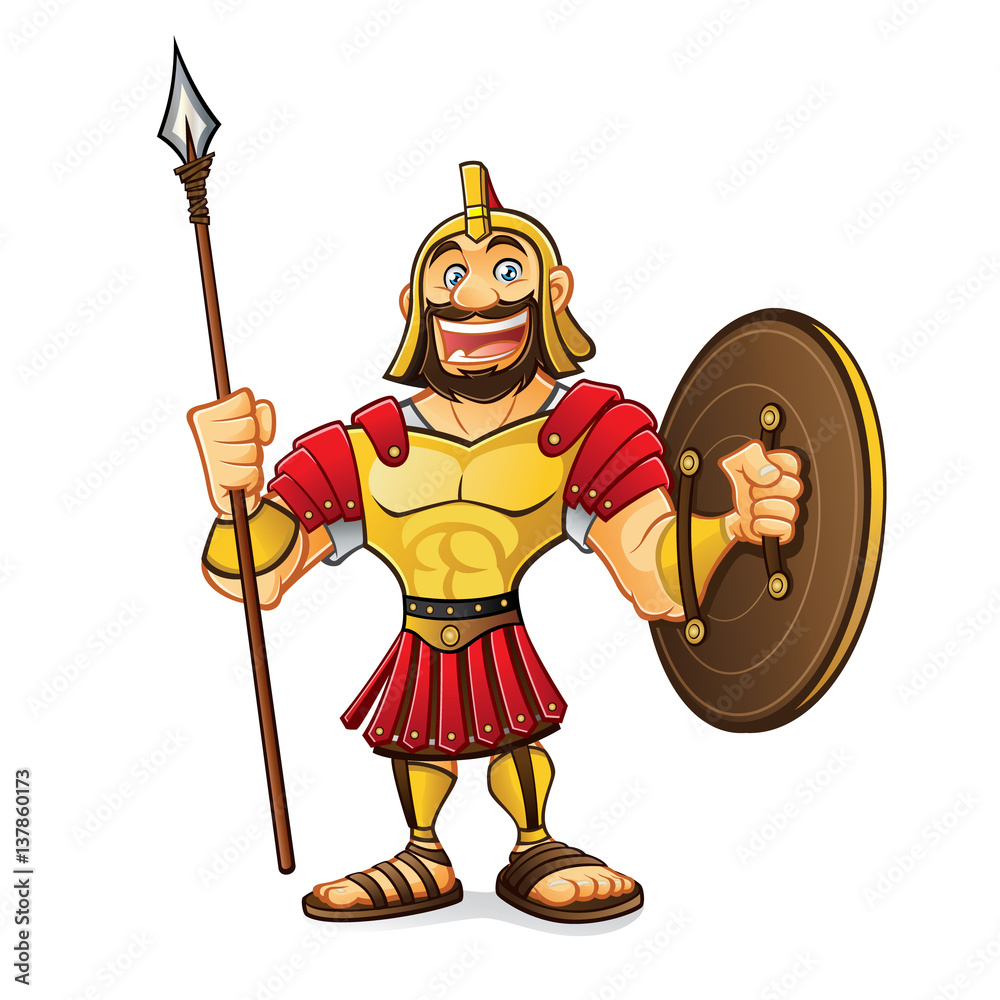 Fototapeta premium Cartoon Roman Army