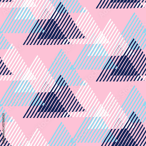 Abstract vector striped background
