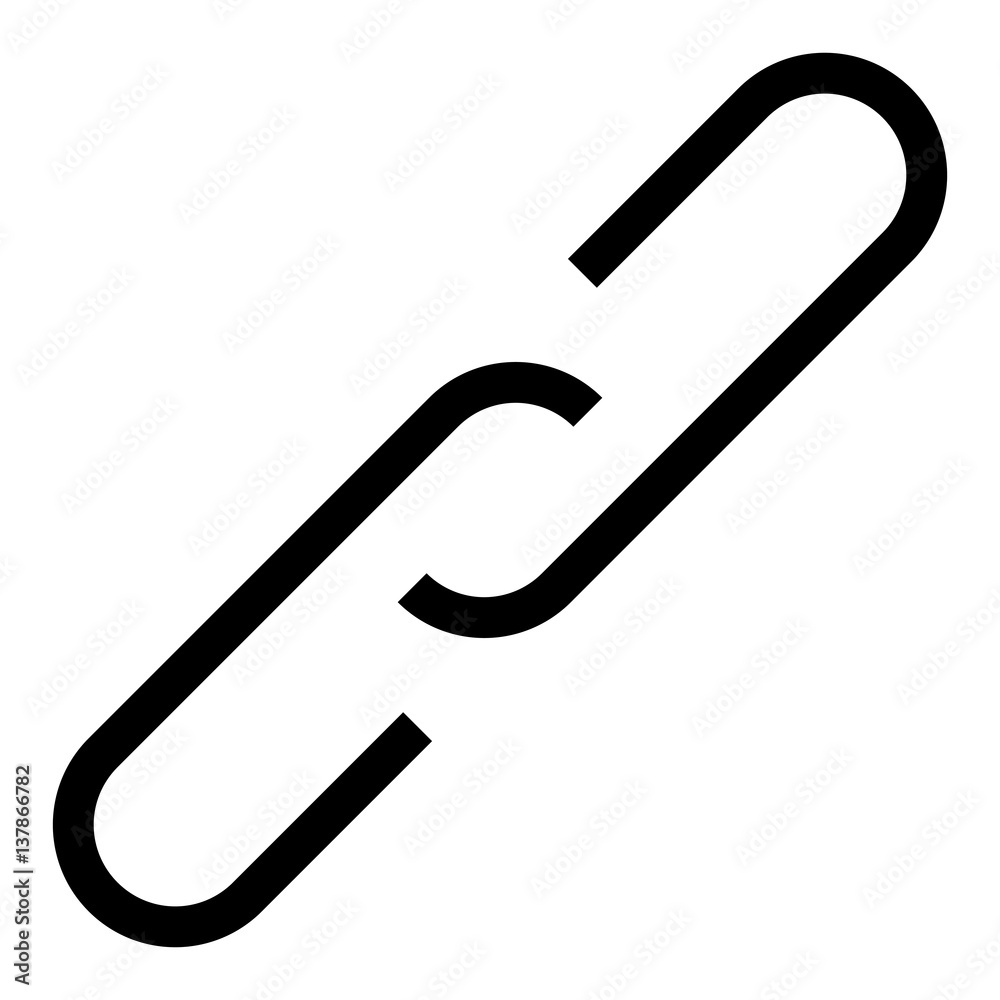 Fototapeta premium Link_Share icon - Flat design, glyph style icon - Colored