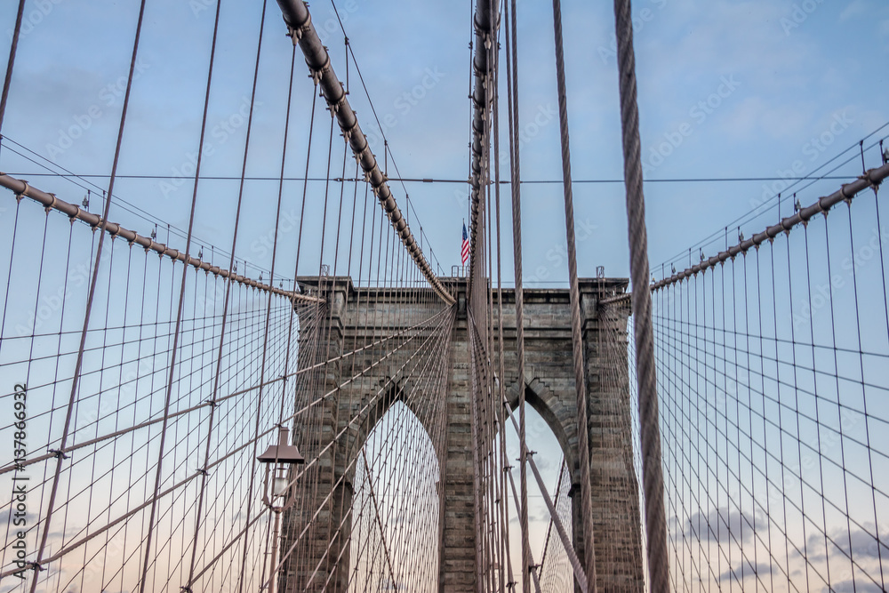 Fototapeta premium The Brooklyn Bridge - New York, USA