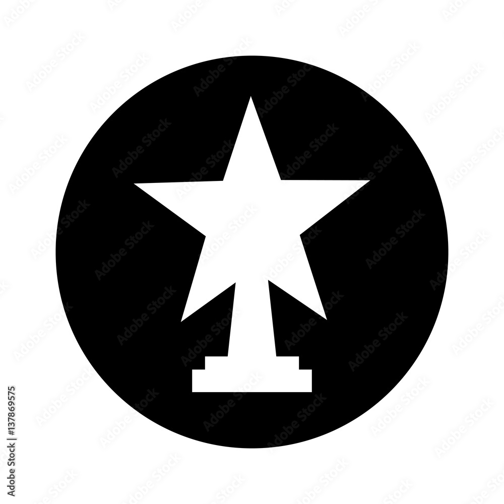 trophy award isolated icon vector illustration design trophy award isolated icon vector illustration design