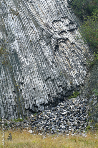 Zlaty Urch, Basalt quarry, Gold Mountain, Liska, Ceske Svycarsko / Bohemian Switzerland National Park, Czech Republic, September 2008 photo