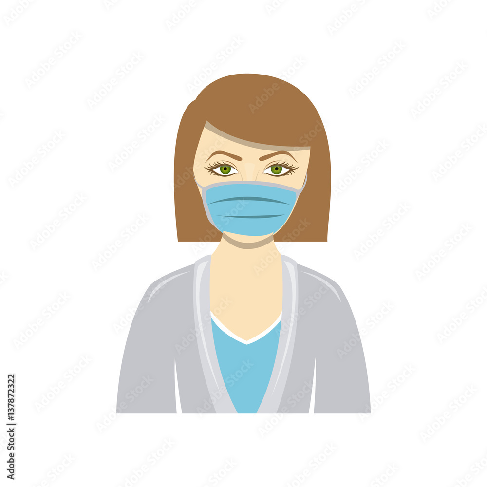 color people doctor icon image, vector illustration design