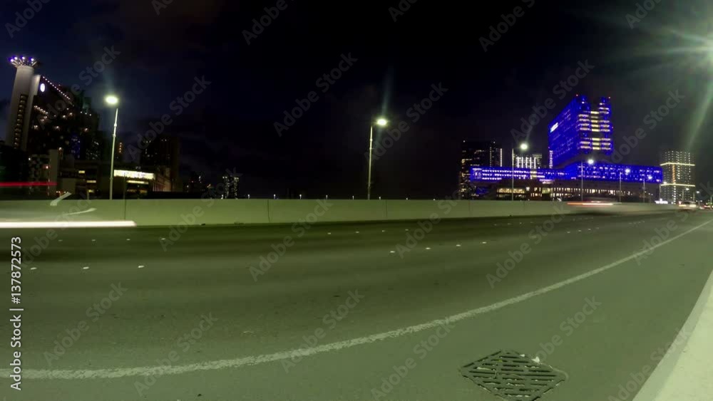Timelapse of the busy traffic at highway of Dubai, UAE
Timelapse of the busy traffic at highway of Dubai, UAE