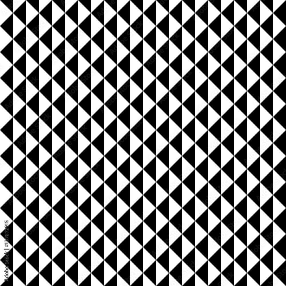 Seamless geometric black and white pattern  for fabric
