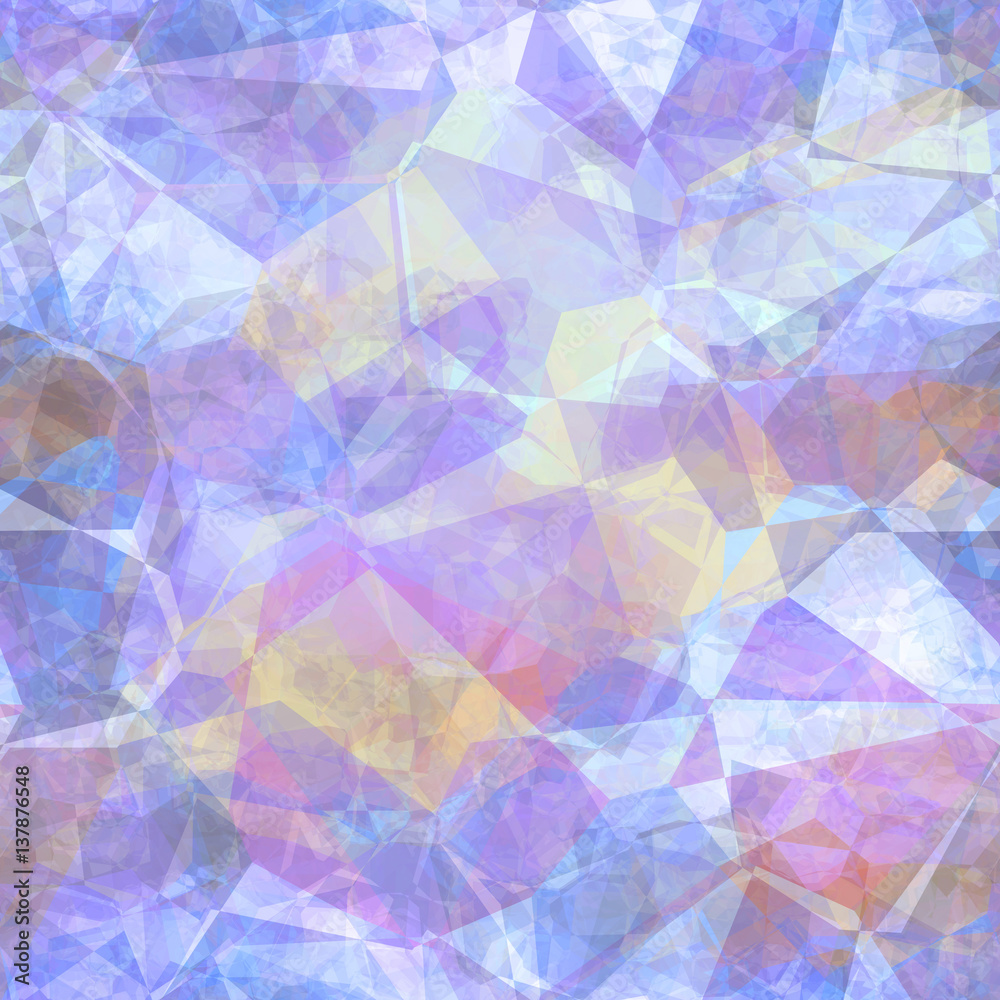 Fototapeta premium Seamless polygonal pattern