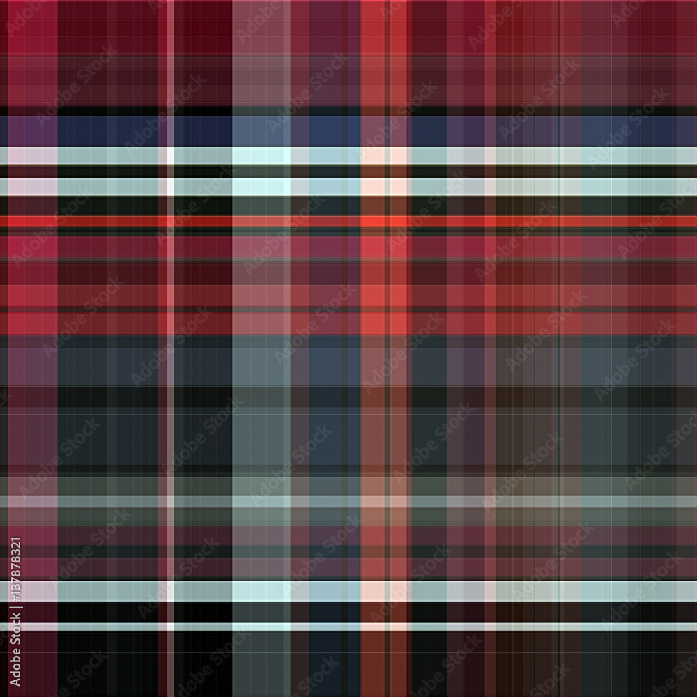 Obraz premium Seamless pattern of plaid fabric