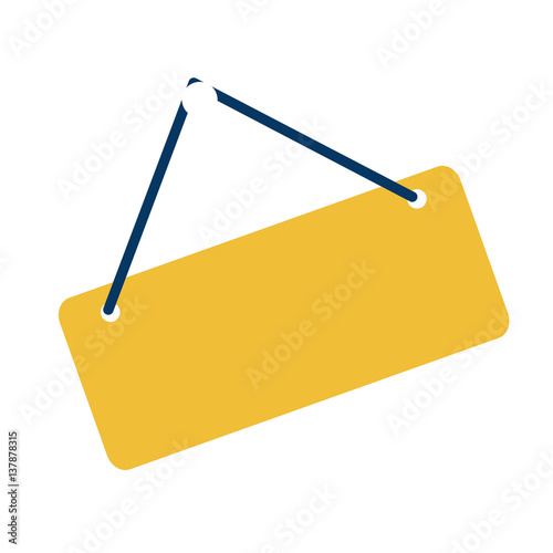 store label hanging icon vector illustration design