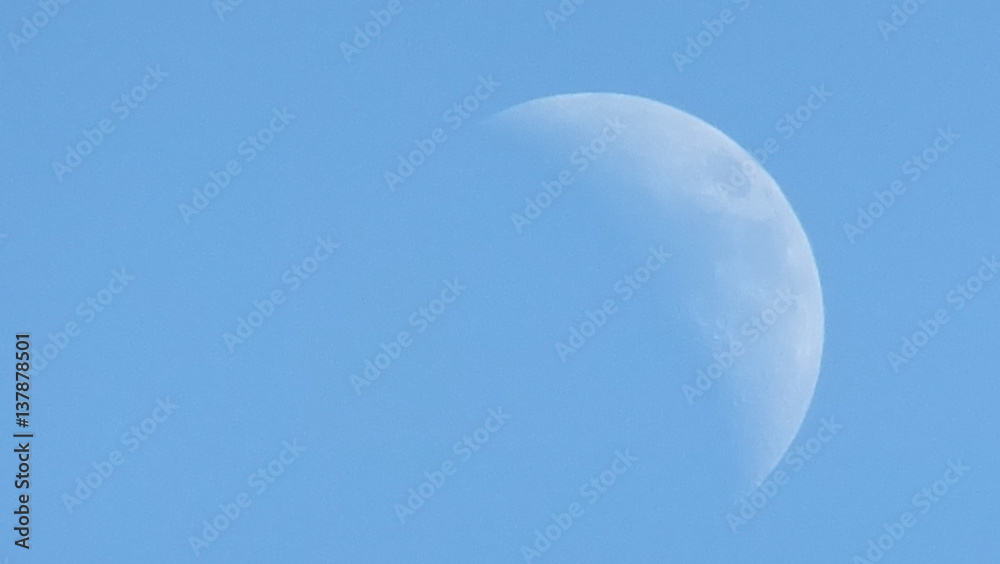 Obraz premium Moon in the Day