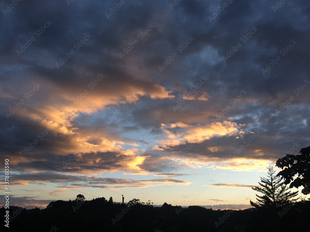 Obraz premium atardecer