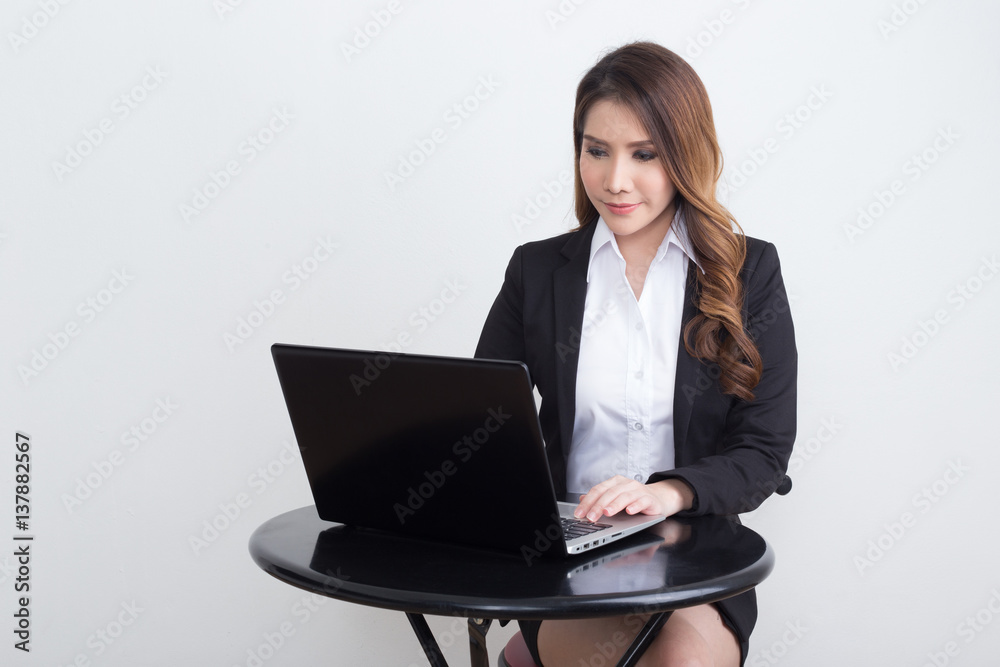 Beautiful businesswoman working concept Beautiful businesswoman working concept