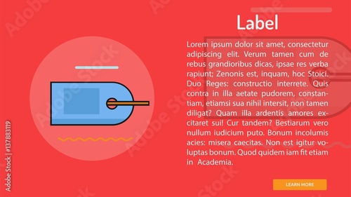 Label Conceptual Banner