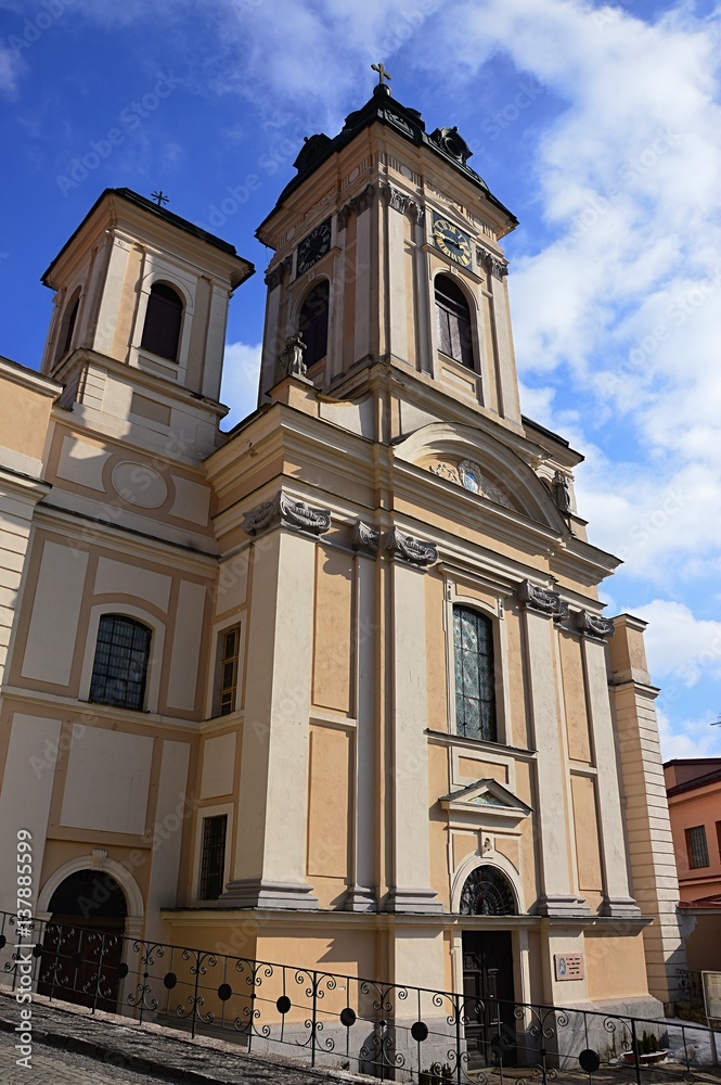 Church of Assumption of Virgin Mary in Banska Stiavnica, Slovakia.