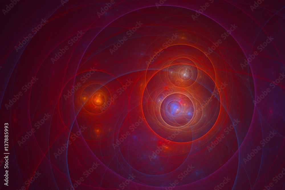 3D rendering abstract fractal light background 3D rendering abstract fractal light background