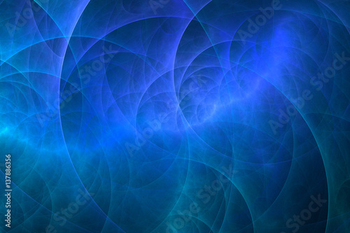 3D rendering abstract fractal light background