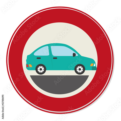 car sedan vehicle icon vector illustration design