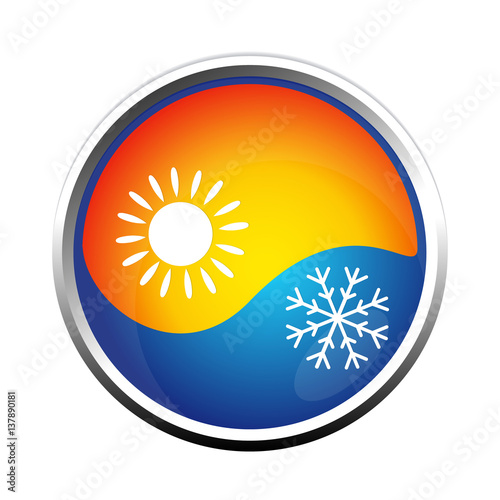 Air conditioning ventilation symbol