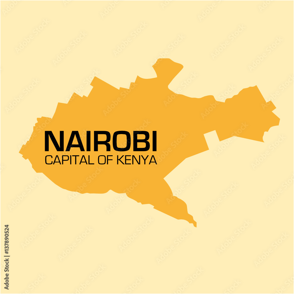 simple outline map of Kenyas capital Nairobi Stock Vector Adobe Stock simple outline map of Kenyas capital Nairobi Stock Vector Adobe Stock