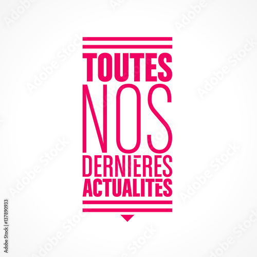 toutes nos dernières actualités