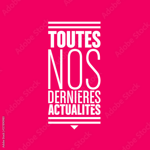 toutes nos dernières actualités