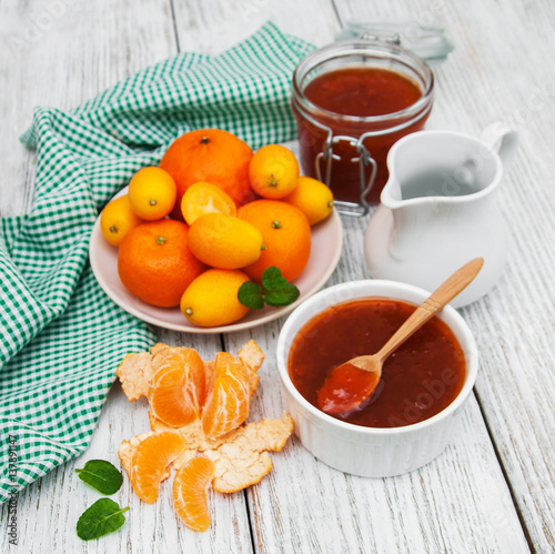 Delicious mandarine jam