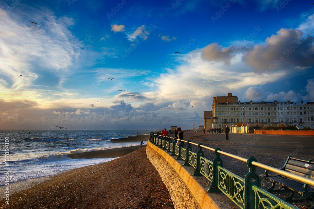 Obraz premium Brighton beach,England