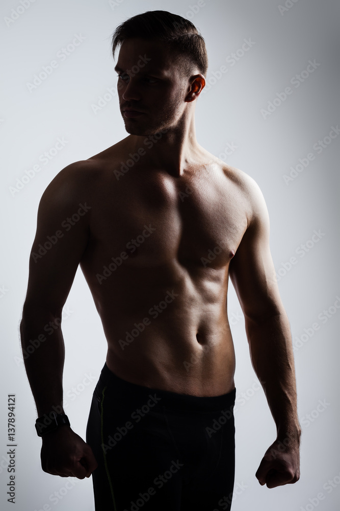 Fototapeta premium athletic man posing