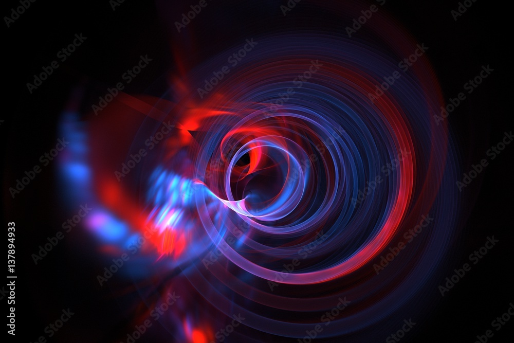3D rendering abstract fractal light background 3D rendering abstract fractal light background