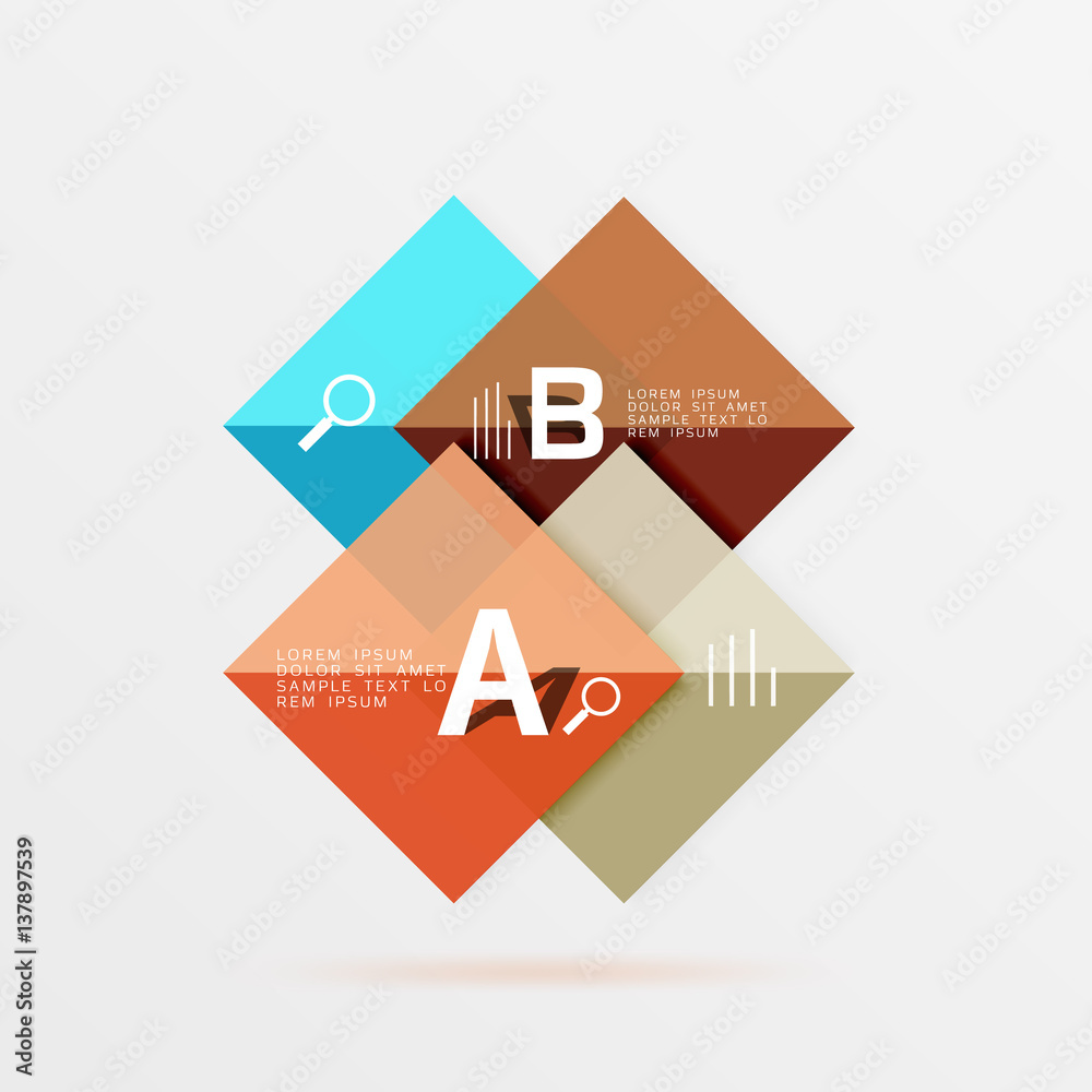 Geometric square and triangle template Geometric square and triangle template